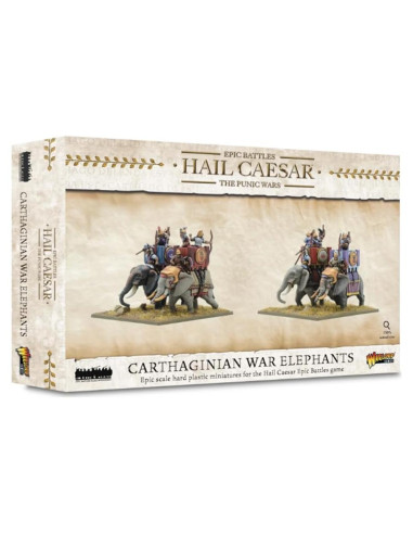 Miniaturas de Elefantes de Guerra Cartagineses Warlord 28mm