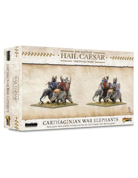 Miniaturas de Elefantes de Guerra Cartagineses Warlord 28mm Miniaturas de Elefantes de Guerra Cartagineses Warlord 28mm