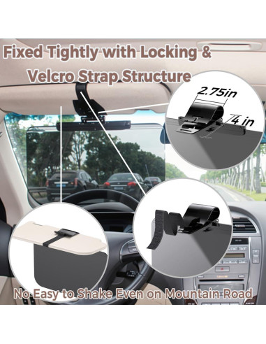 Extensor de Visera Solar Jawploy SD-2305 para SUV y MPV