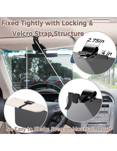 Extensor de Visera Solar Jawploy SD-2305 para SUV y MPV