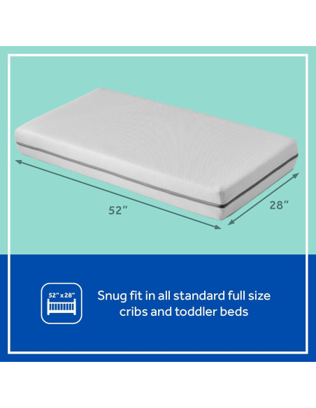 Colchón para cuna Sealy Baby OmniPedic DuoBreathe 132x71 cm