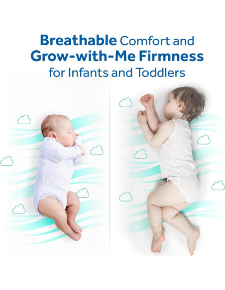 Colchón para cuna Sealy Baby OmniPedic DuoBreathe 132x71 cm