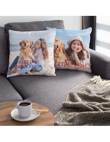 Funda de Almohada Personalizada 40x40 cm - Customization Mill