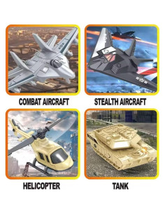 Juego de Vehículos Militares 12 Piezas Liberty Imports 2