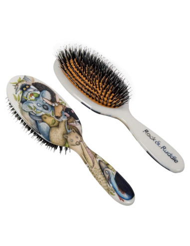 Cepillo de Pelo Natural Rock & Ruddle 21 cm Animales Australianos