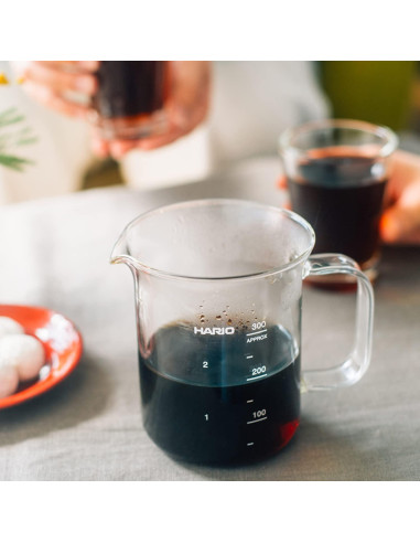 Servidor de Café Hario Beaker 300ml Vidrio Resistente