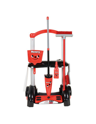 Carro de Limpieza Casdon Henry con Accesorios para Niños