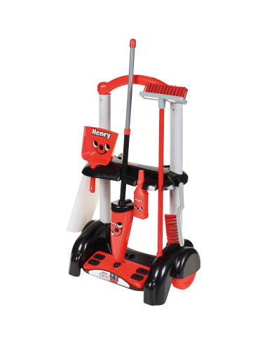 Carro de Limpieza Casdon Henry con Accesorios para Niños