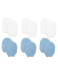 Mittens de Algodón para Bebé Recién Nacido - 6 Pares