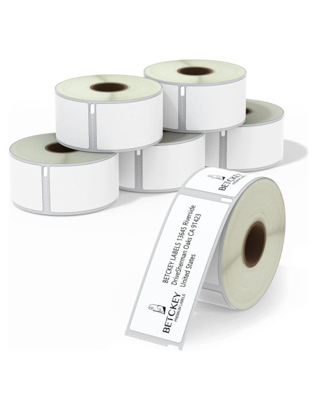 Etiquetas de Dirección BETCKEY 30321 - 36mm x 89mm - 6 Rollos