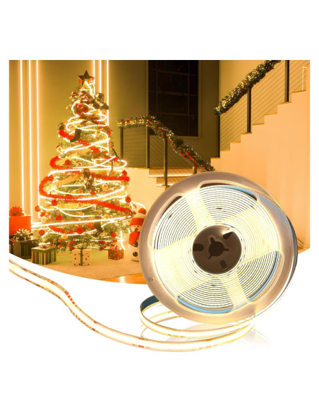 Tira de Luz LED Muzata SH3L 5M 320LED/m 3000K Blanco Cálido