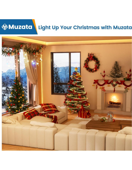 Tira de Luz LED Muzata SH3L 5M 320LED/m 3000K Blanco Cálido