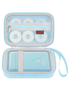 Funda de Transporte Elonbo para Máquina de Etiquetas ORGBRO X1 Azul