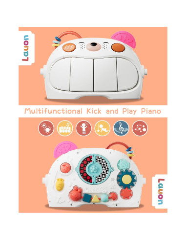 Alfombra de Juego para Bebés Lauon K2 con Piano y Juguetes