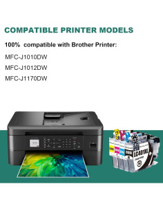 Cartuchos de Tinta Cian LC401XL BAALAND - Paquete de 2 Alto Rendimiento 2