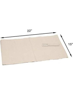 Alfombra Montessori Elite 56x38 cm Algodón Lavable Aula 2