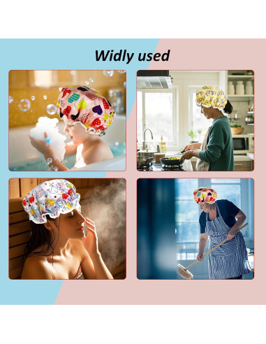 Gorro de Ducha Reutilizable para Niños JZPAMJ - 3 Piezas