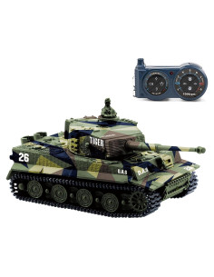 Tanque RC Cheerwing 1:72 Panzer Tigre I con Sonido y Torreta