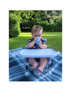 Taza de Silicona para Bebé PandaEar 2 Pack Azul/Verde 2