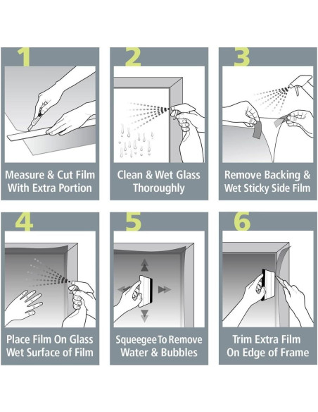 Película de Ventana BDF RPRGY Plata/Gris 426.7x61cm
