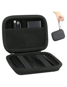 Funda de viaje dura Aenllosi para Samsung T9/T7 Touch SSD negro