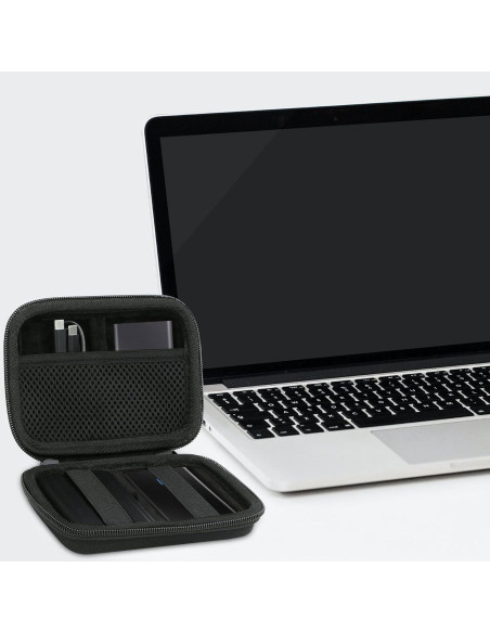 Funda de viaje dura Aenllosi para Samsung T9/T7 Touch SSD negro