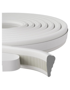 Tira de Sellado para Puertas KAYLEINSTER 2 Pcs 498.4 cm Blanca