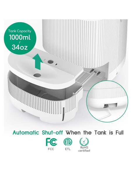 Purificador de Aire y Deshumidificador 2 en 1 Afloia Q10 Purificador de Aire y Deshumidificador 2 en 1 Afloia Q10