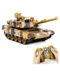 Tanque RC M1A2 Abrams Supdex 1/24 Control Remoto con Sonido