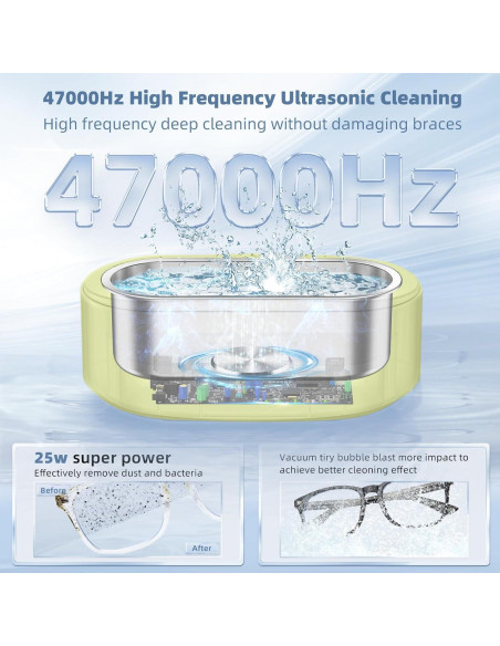 Limpiador Ultrasónico KRX 450ml para Dentaduras y Retenedores