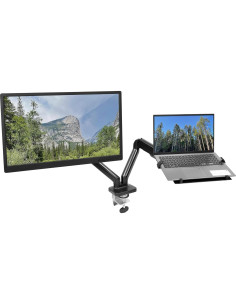 Soporte de Escritorio Ergonómico Mount-It! para Laptop y Monitor 2
