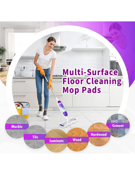 12 Almohadillas Desechables para Mop Swiffer Power 38x14cm