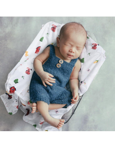 Manta para Bebés Tiamon 4 Pack Doble Capa 76x102 cm Animales