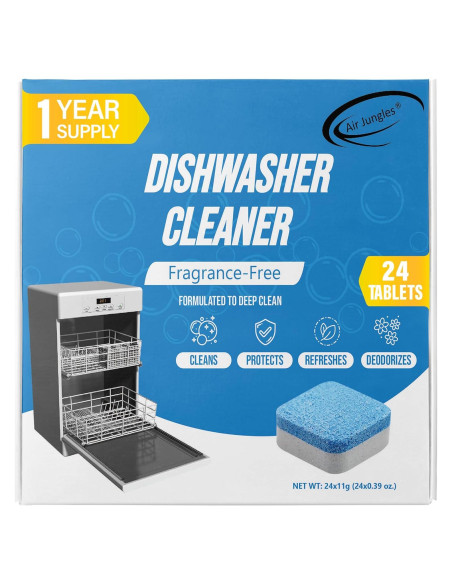 Tabletas Limpiadoras para Lavavajillas Air Jungles 24 Unidades