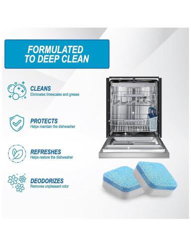 Tabletas Limpiadoras para Lavavajillas Air Jungles 24 Unidades