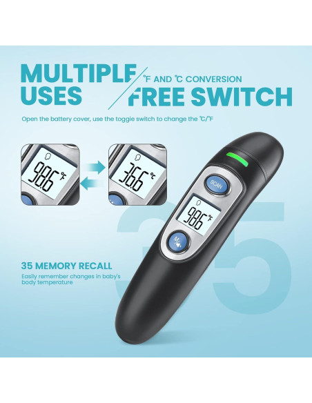Termómetro Infrarrojo GoodBaby FC-IR100 para Adultos y Bebés