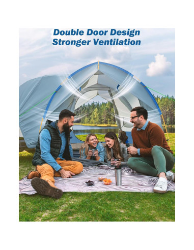 Tienda SUV JOYTUTUS H1201-01020-BL para 6 personas, impermeable