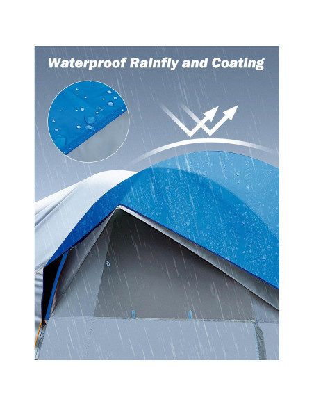 Tienda SUV JOYTUTUS H1201-01020-BL para 6 personas, impermeable