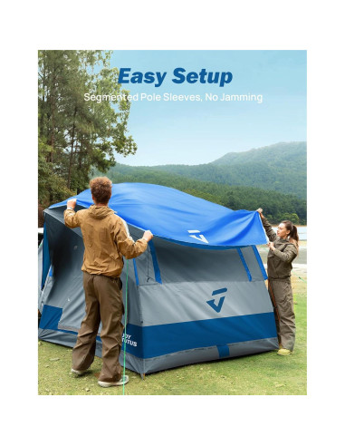 Tienda SUV JOYTUTUS H1201-01020-BL para 6 personas, impermeable