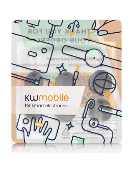 Puntas de Silicona KW-Mobile para Auriculares Sony WI-C300/WI-C400
