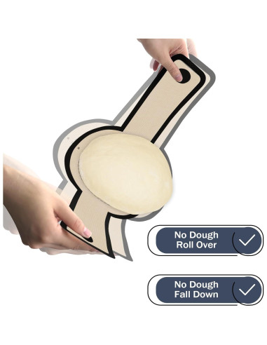 Sling de Pan de Silicona Koolstuffs 2 PCS Ovalado y Redondo