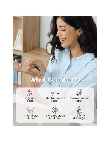 Gua Sha de Acero Inoxidable Lifechill para Masaje y Drenaje Linfático