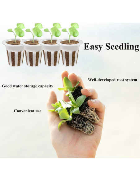 Kit de 40 Esponjas Hidropónicas Esamploe para Jardín Interior