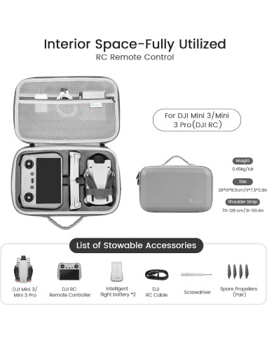 Funda Compacta Skyreat para Drone DJI Mini 3 Pro - Impermeable