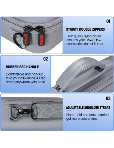 Funda Compacta Skyreat para Drone DJI Mini 3 Pro - Impermeable