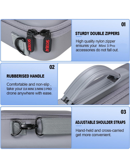 Funda Compacta Skyreat para Drone DJI Mini 3 Pro - Impermeable