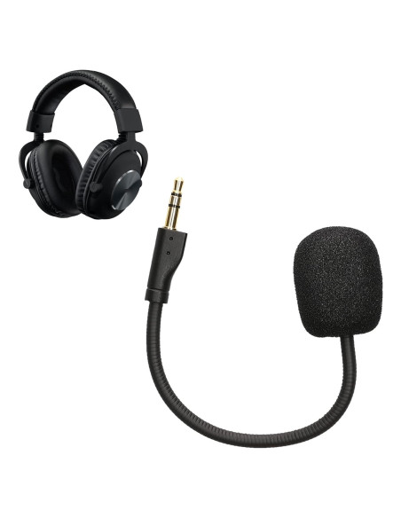 Micrófono de Reemplazo kwmobile para Auriculares Logitech G Pro X - Negro
