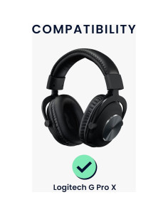 Micrófono de Reemplazo kwmobile para Auriculares Logitech G Pro X - Negro 2