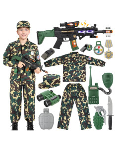 Disfraz de Ejército para Niños GIFTINBOX Talla M (5-7 Años)