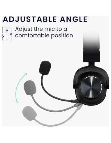 Micrófono de Reemplazo kwmobile para Auriculares Logitech G Pro X - Negro